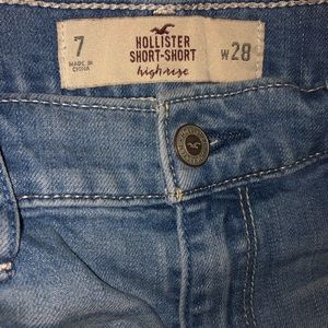 Hollister short-short high rise shorts